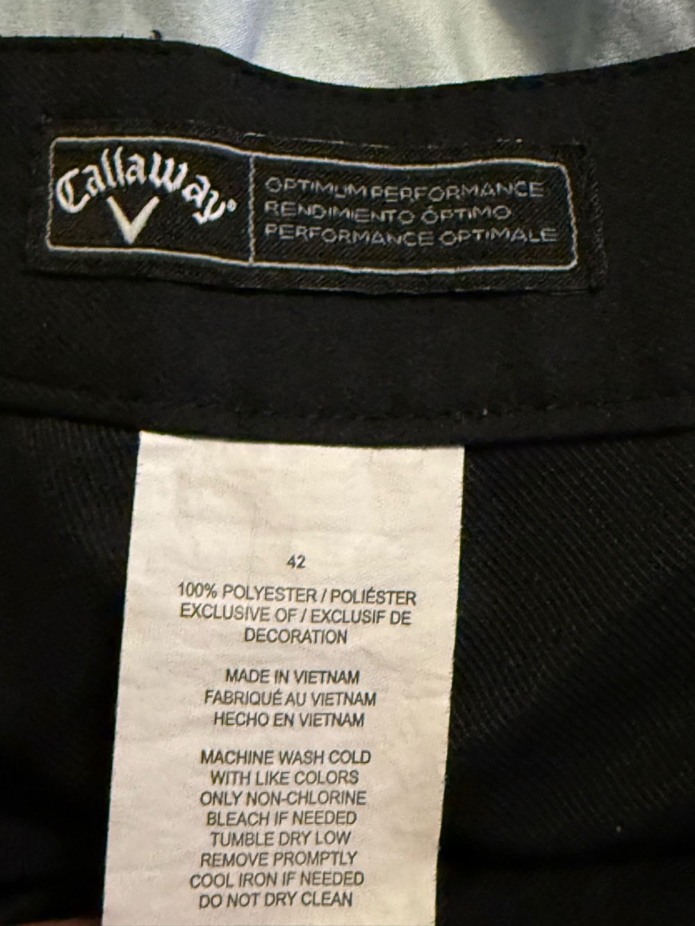 Men's Callaway Golf Shorts - Comfortable Everyday Wear - Picture 3 of 3